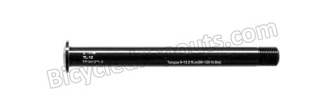 BDTA-101,119mm*ø12*M12x1.0*TL15,Thru axle,Steekas,Axe traversant
