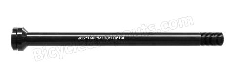BDTA-110,168mm*ø12*M12x1.0*TL19, Thru axle, Steekas, Axe traversant,Scott,DT Swiss,boost,X12,X-12