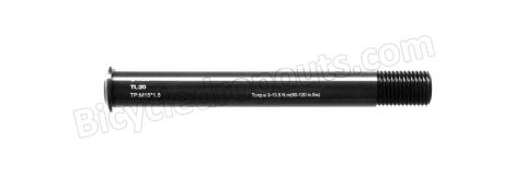 BDTA-133,120mm*ø15*M15x1.5*TL20,Thru axle,Steekas,Axe traversant,Canyon