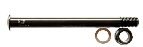 BDTA-140,156mm*ø12*M12x1.5*TL15,Thru axle,Steekas,Axe traversant