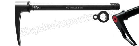 BDTA-225, 138mm*ø12*M12x1.5*TL15,Thru axle,Steekas,Axe traversant, DT swiss quick release system,