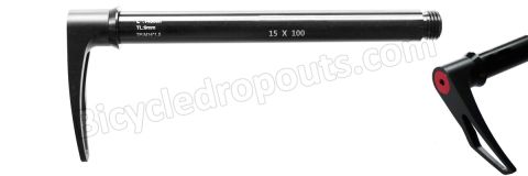 BDTA-261, 145mm*ø15*M14x1.5*TL9,Thru axle,Steekas,Axe traversant,Fox,Racing Shox, DT swiss quick release system,