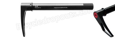 BDTA-262, 120mm*ø15*M15x1.5*TL20,Thru axle,Steekas,Axe traversant,Canyon, DT swiss quick release system,