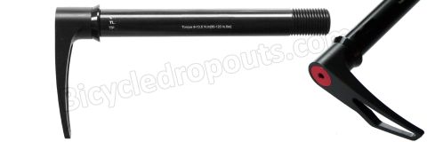 BDTA-201,123mm*ø12*M12x1.0*TL10,Canyon,Thru axle,Steekas,Axe traversant,Canyon, DT swiss quick release system,BMC,road machine,