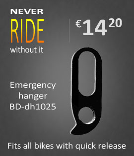 BD-dh1025, Universal hanger in case of emergency. Fits almost every bike. 1025 - Universal hanger in case of emergency. Fits almost every bike.