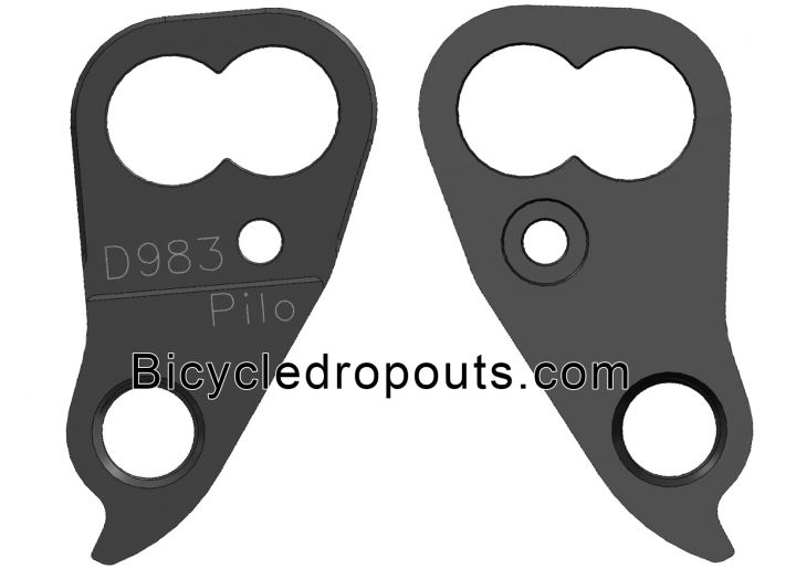 Derailleurpatten, lagers en steekassen van alle merken ! BD-dh3983 -  NukeProof Pulse derailleur hanger, patte de dérailleur, derailleurpat,  Schaltauge